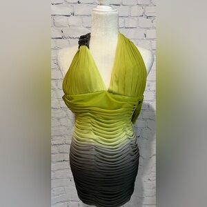 Jovani New York designer cocktail ombré dress size 2